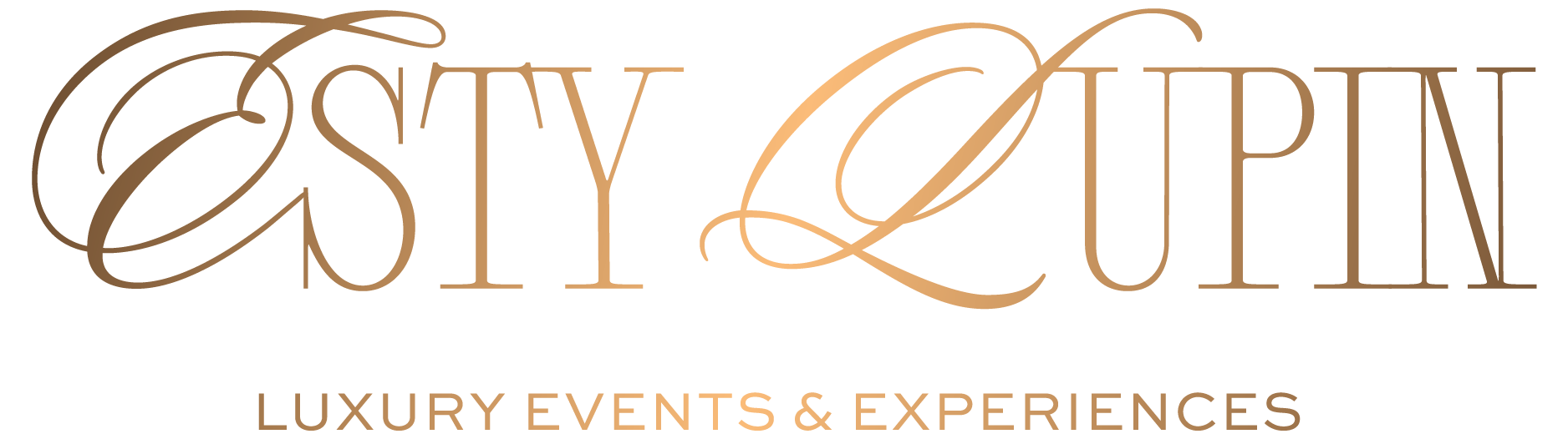Esty Lupin Luxury Events & Experiences Main Logo Bronze